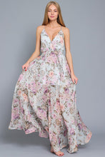 Load image into Gallery viewer, MUTED FLORAL CRISS CROSS MAXI
