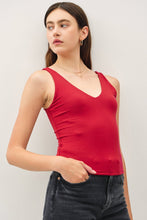 Load image into Gallery viewer, SOFT &amp; STRETCHY V-NECK TANK
