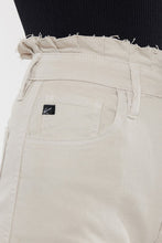 Load image into Gallery viewer, KHAKI RUFFLE WAIST SHORTS
