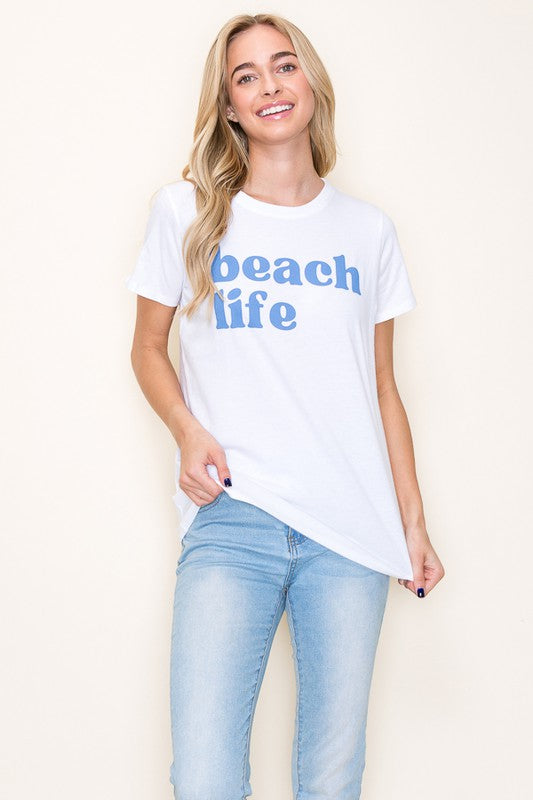 BEACH LIFE GRAPHIC TEE