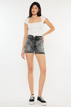 Load image into Gallery viewer, GRAY &quot;V&quot; FRONT DENIM SHORTS
