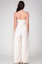 Load image into Gallery viewer, ECRU STRAPPLESS JUMPSUIT
