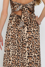 Load image into Gallery viewer, CHEETAH PRINT WIDE LEG JUMPSUIT
