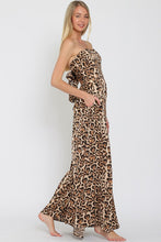 Load image into Gallery viewer, CHEETAH PRINT WIDE LEG JUMPSUIT
