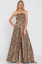 Load image into Gallery viewer, CHEETAH PRINT WIDE LEG JUMPSUIT
