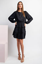 Load image into Gallery viewer, BLACK LACE DETAIL DRESS
