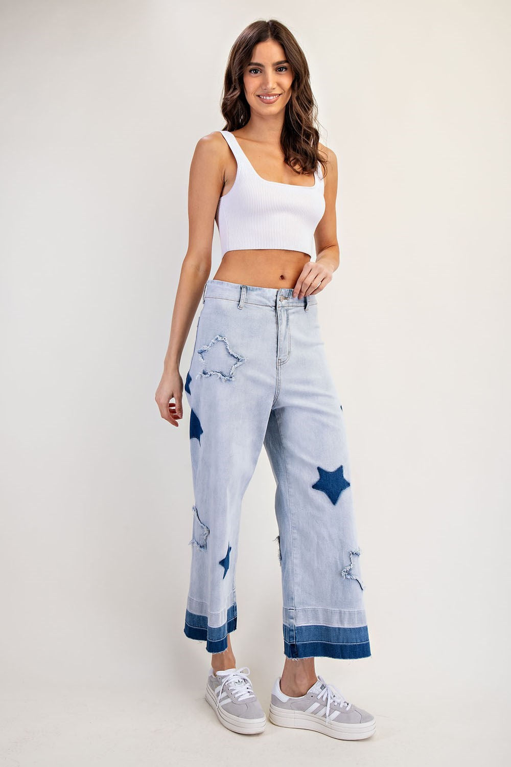 STAR PATCH DENIM